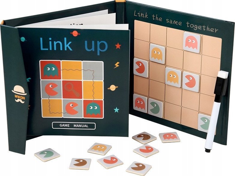 Pan i Pani Gadżet Puzzle Magnetyczne Edukacyjne Geometria Logiczna Montessori Prezent