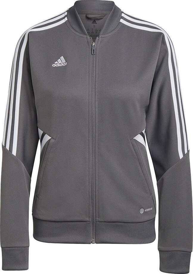 Adidas Bluza damska Condivo 22 Track Jacket Full Zip szaro-biała HD2280 S