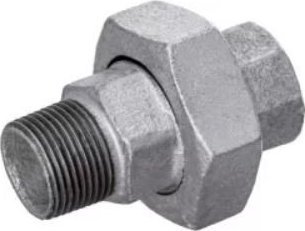 UN DWUZŁĄCZKA NAKRĘTNO-WKRĘTNA PŁASKA OCYNK GWINT WZ 3/4 TYP U2 (1 SZT)