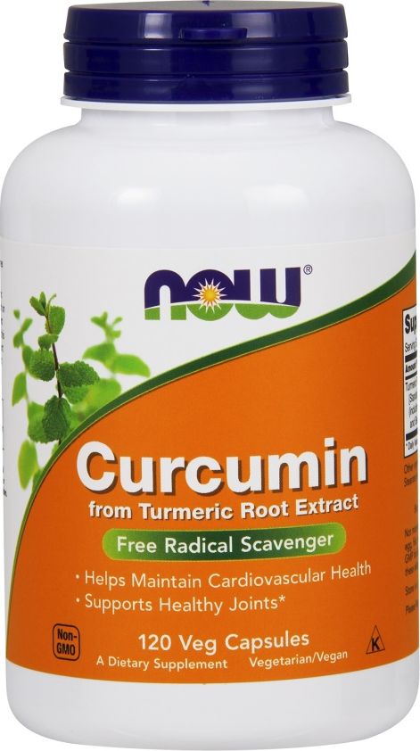 NOW Foods - Kurkumina, 120 vkaps