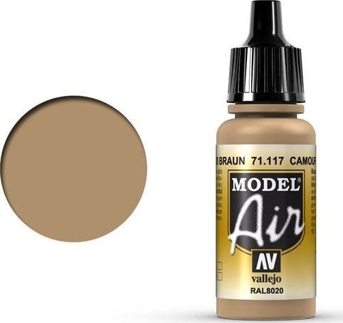 Vallejo Vallejo Model Air Camouflage Brown 71.117 uniwersalny