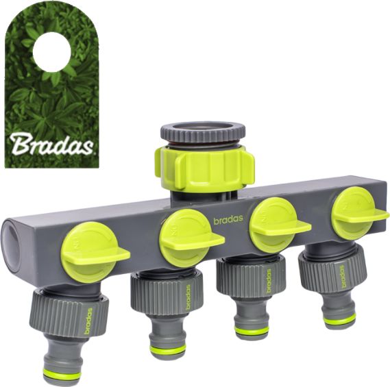 Bradas Rozdzielacz 4-drożny z zaworami LE-03033K BRADAS 3461