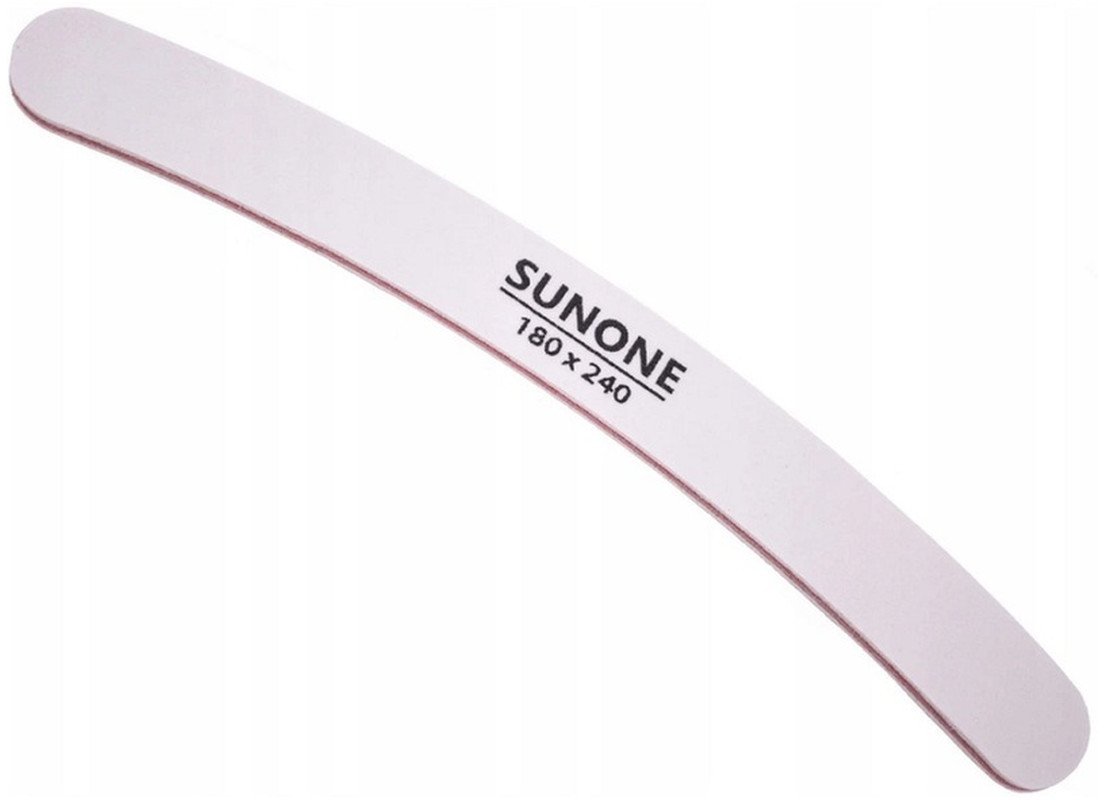 Sunone Pilnik do paznokci Banan 180/240 Biały