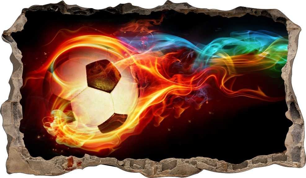 naSciane Naklejka na scianę 3D piłka Stadion boisko - wzory