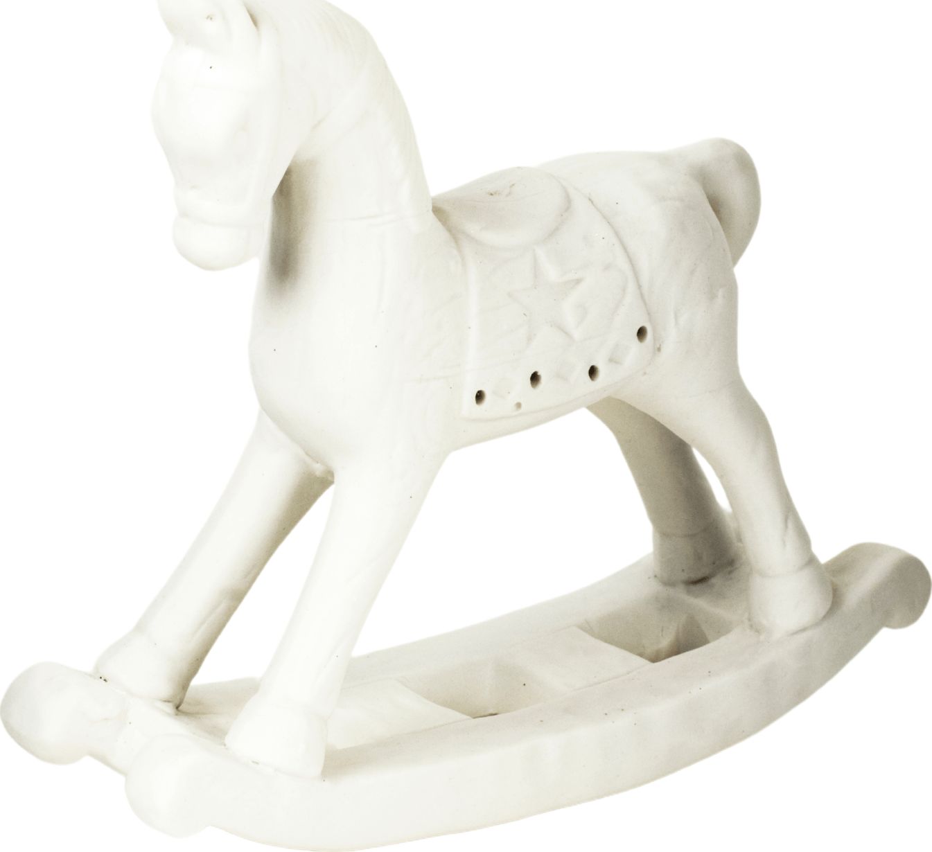 Tajemniczy ogród Konik na biegunach ceramiczny