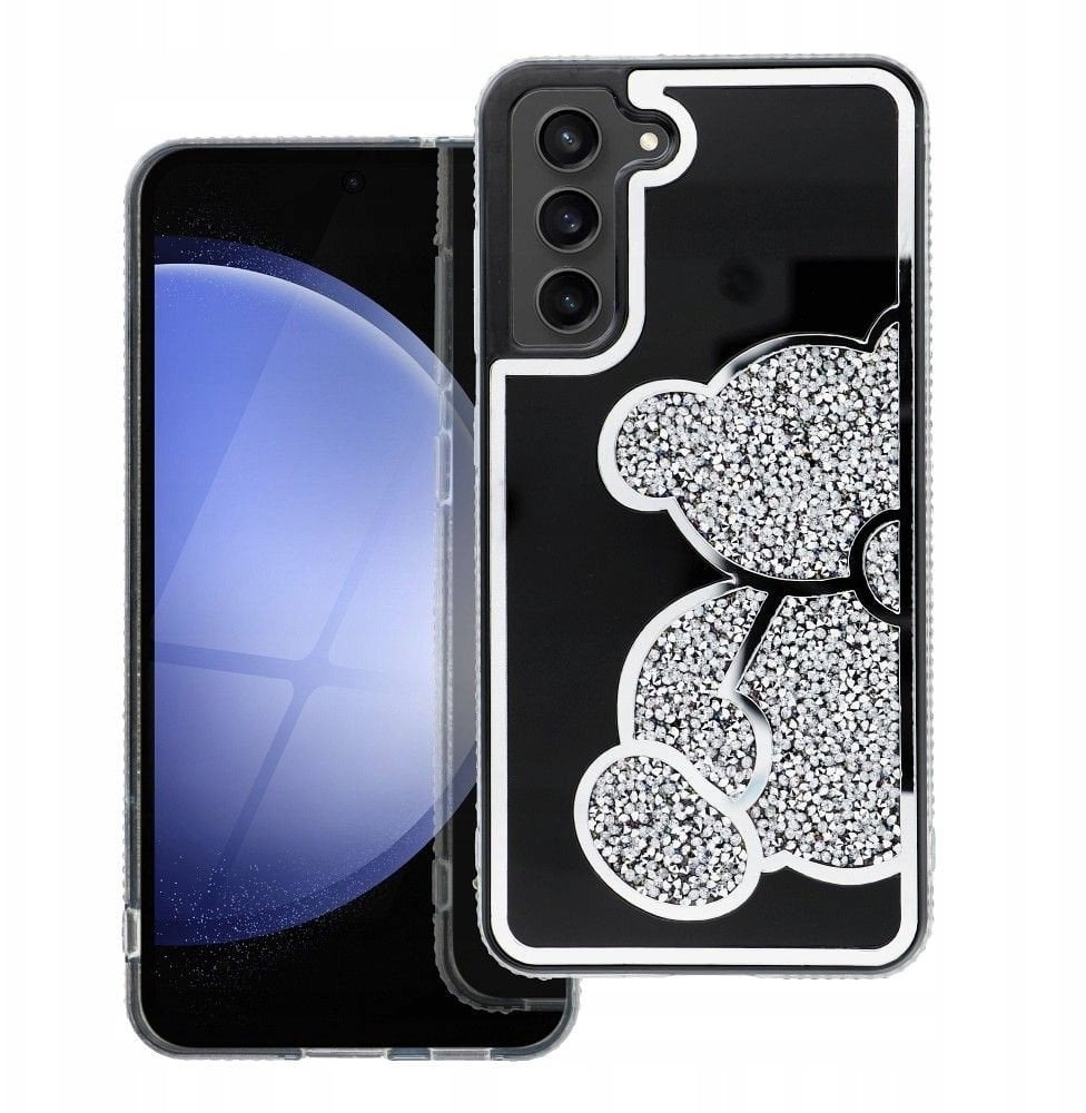 Futerał TEDDY BEAR do SAMSUNG A26 5G srebrny