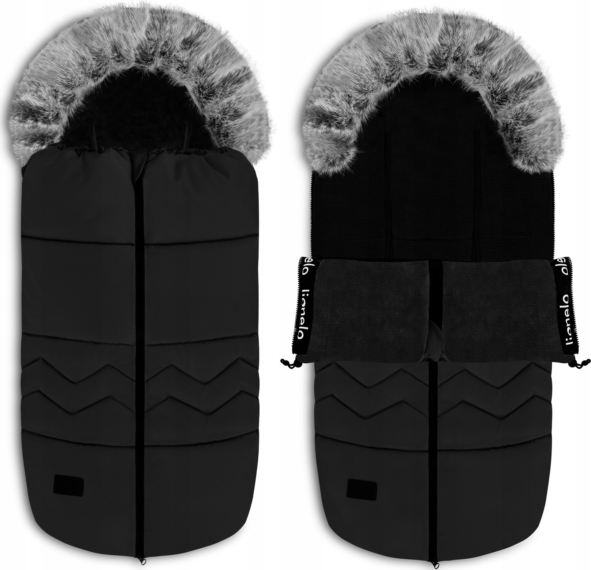 Lionelo LIONELO ŚPIWOREK DO WÓZKA FRODE CZARNY