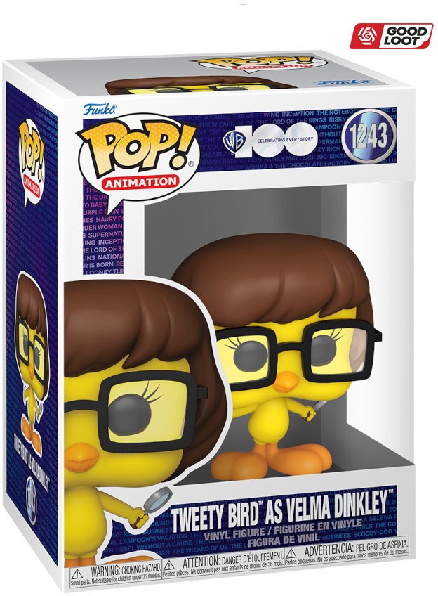 FIGURKA POP ANIMATION: HB - TWEETY AS VELMA 1243