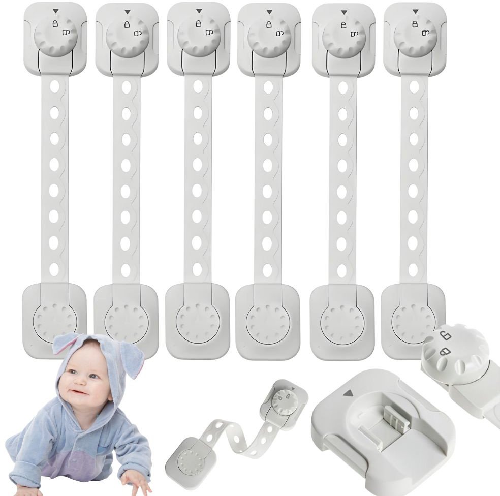 Blokada zabezpieczenie szafek szuflad zatrzask mebli drzwi przed dziećmi