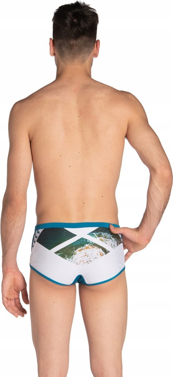 Arena Męskie Bokserki kąpielowe MEN'S ARENA PLANET SWIM LOW WAIST SHORT