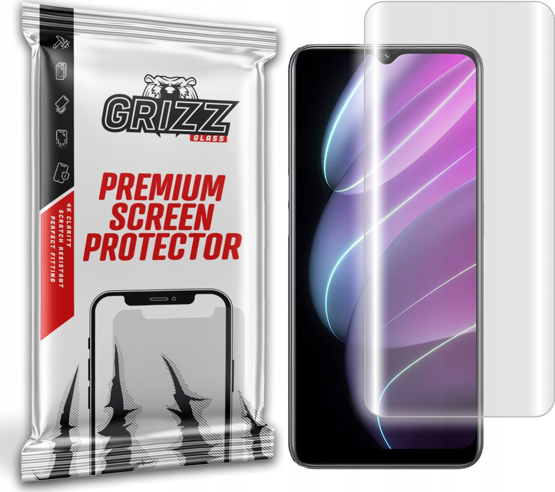 GrizzGlass Folia hydrożelowa GrizzGlass Hydrofilm do Realme V30