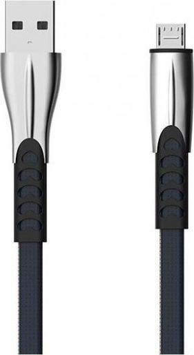 Kabel USB Somostel USB-A - USB-C 1 m Czarny (BW02 TYP-C NIEBIESKI)