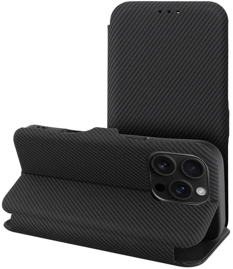 Kabura FOLIO Side Magnet do IPHONE 15 PRO czarny