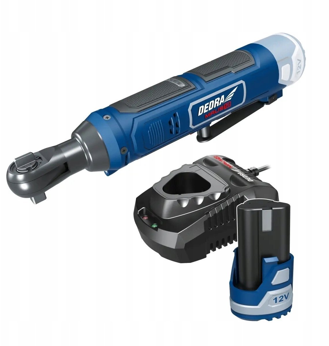 KLUCZ KĄTOWY AKUMULATOROWY 12V 3/8' 1*2.0AH