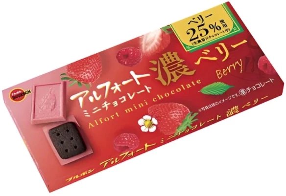 Herbatniki z czekoladą Alfort Mini Rich Berries 60g - Bourbon