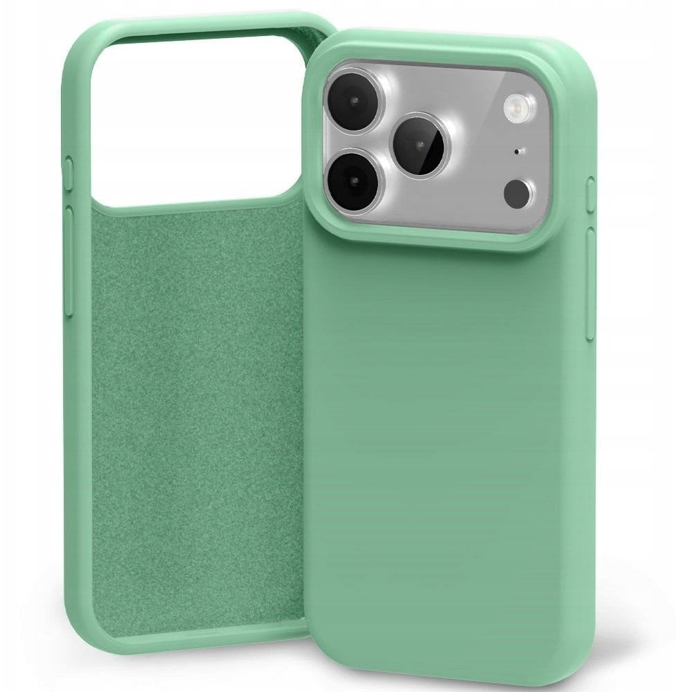 Etui Mercury Silicone do iPhone 17 Pro zielony