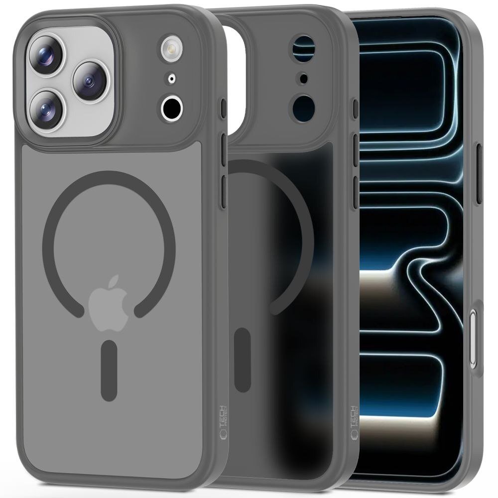 Tech-Protect Etui Magmat MagSafe do Apple iPhone 17 Pro Max Matte Crayon Grey