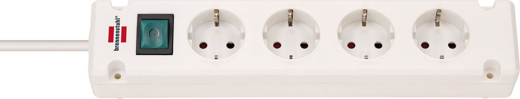 Listwa zasilająca Brennenstuhl Bremounta 4 gniazda 1.5 m biała (1150650124)