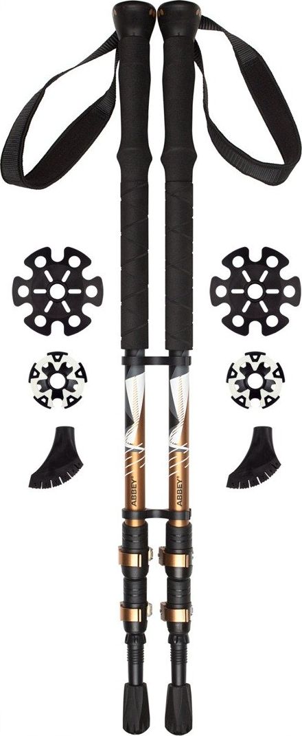 Abbey Trekingo lazda Abbey 21UA, juoda/ruda () - 25574850