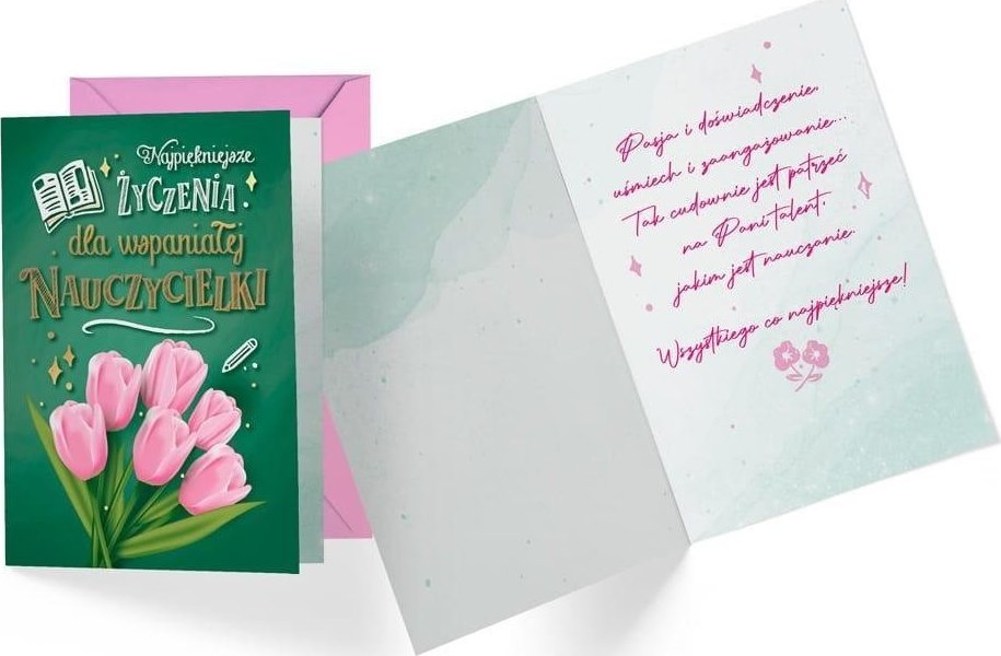 KUKARTKA Karnet B6 PR-426 Dla wspaniałej Nauczycielki