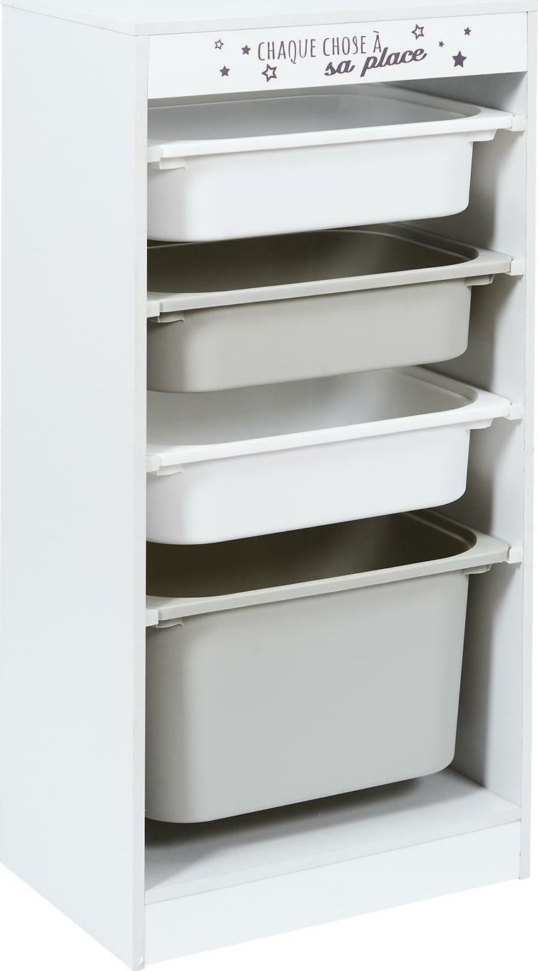 Intesi Regał z pojemnikami Elmo L do pokoju