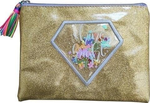 Saszetka na zamek Diament złota