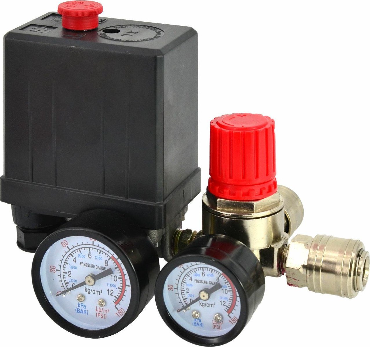 AWTools AWTOOLS WYŁĄCZNIK CIŚNIENIOWY KOMPRESORA 230V 2 WEJŚCIE 1/4"