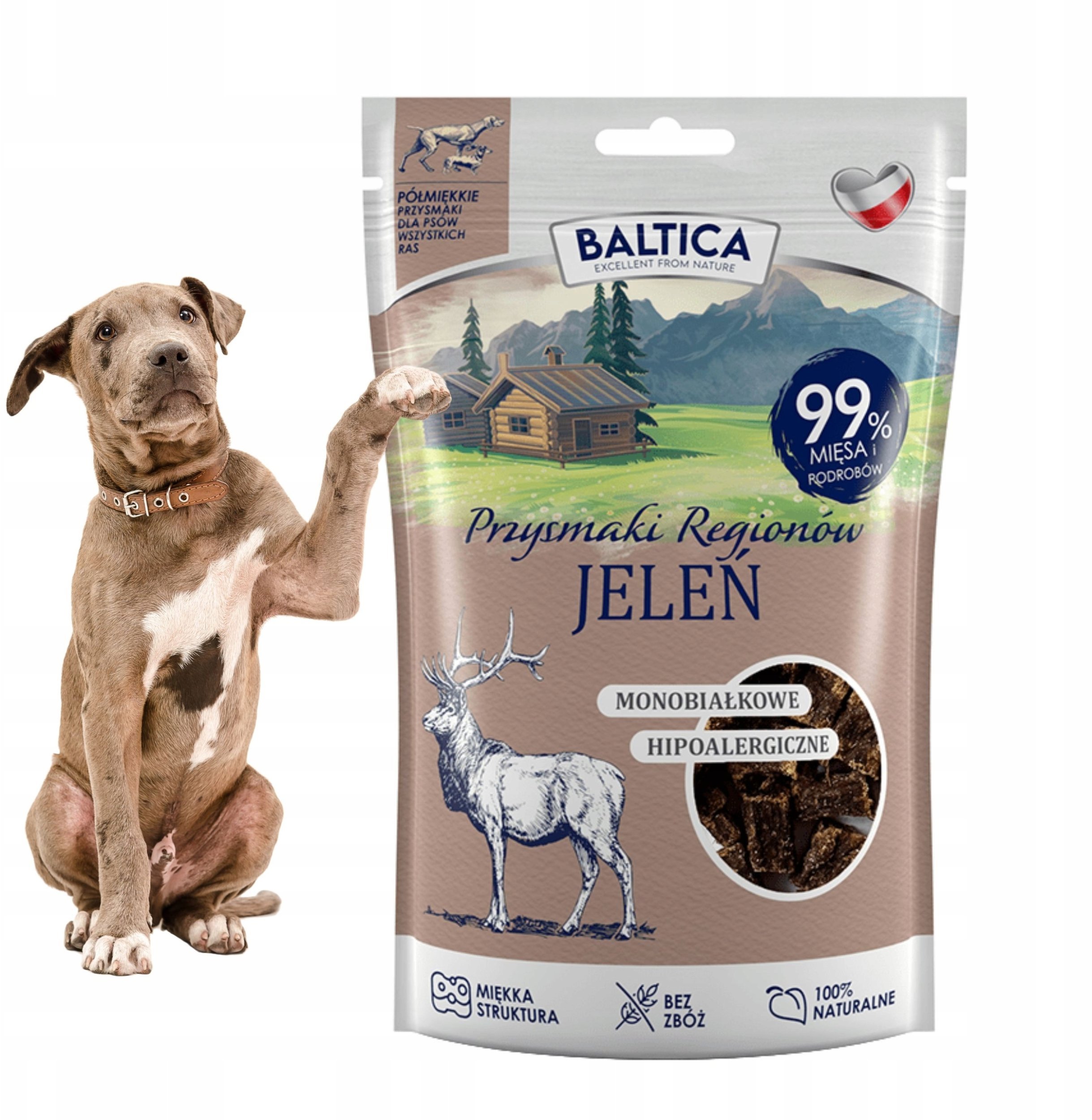 BALTICA PRZYSMAKI REGIONÓW półmiękkie jeleń 80g