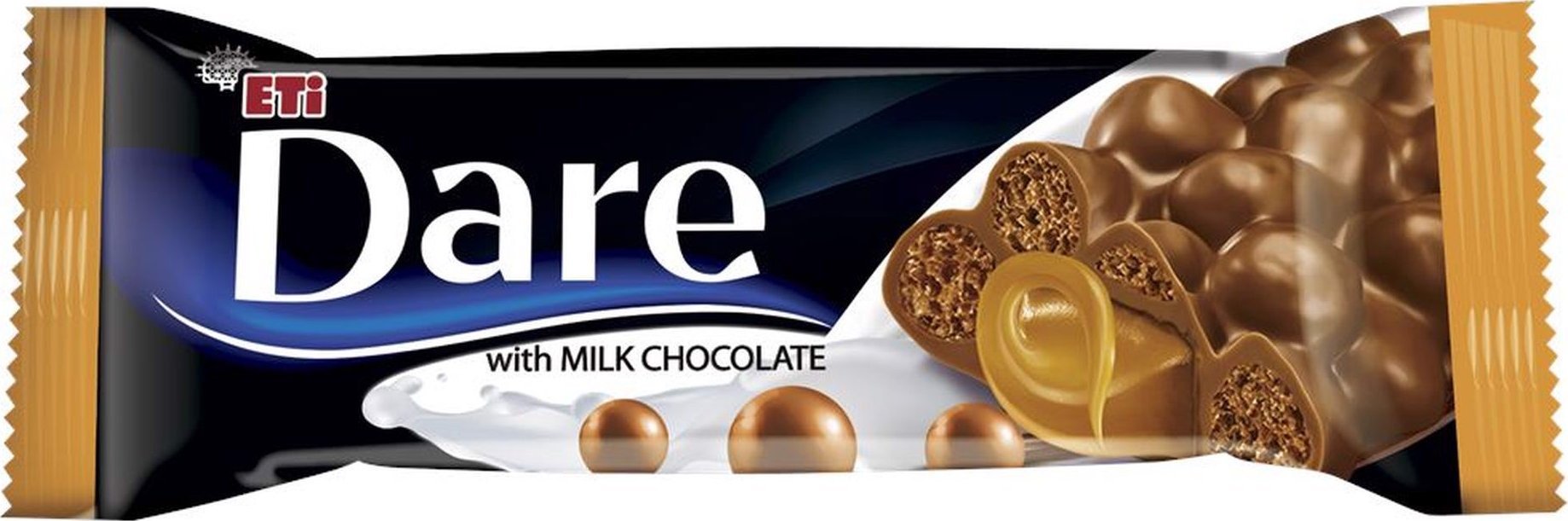 ETI Dare Baton karmelowy w czekoladzie mlecznej 28 g