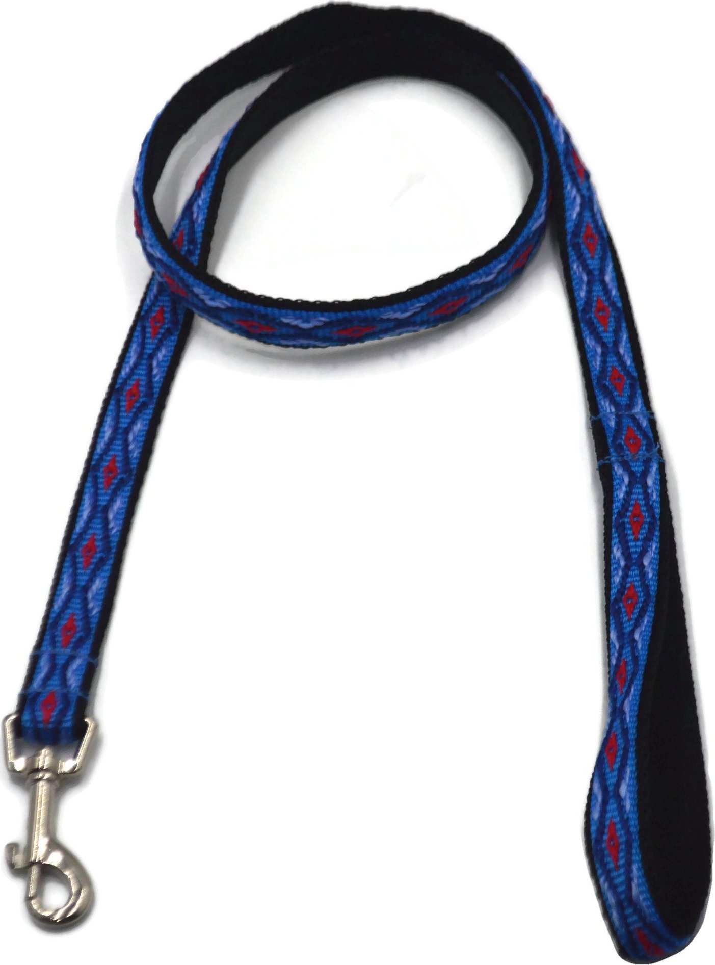 Alizoo Podwójna smycz dla psa romb 20mm/130cm - ALIZOO