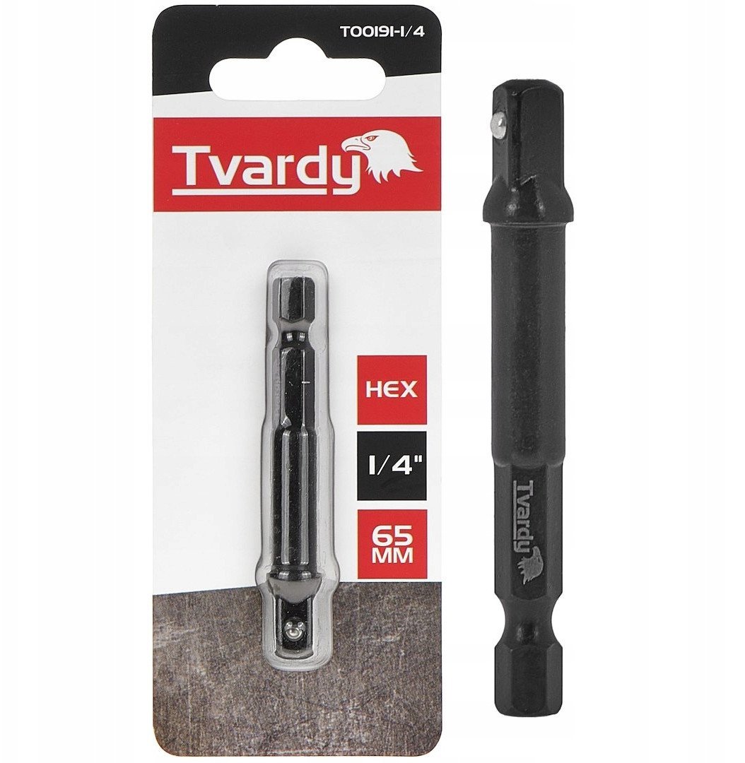 Adapter udarowy HEX 1/4" 65mm (10/50/400)
