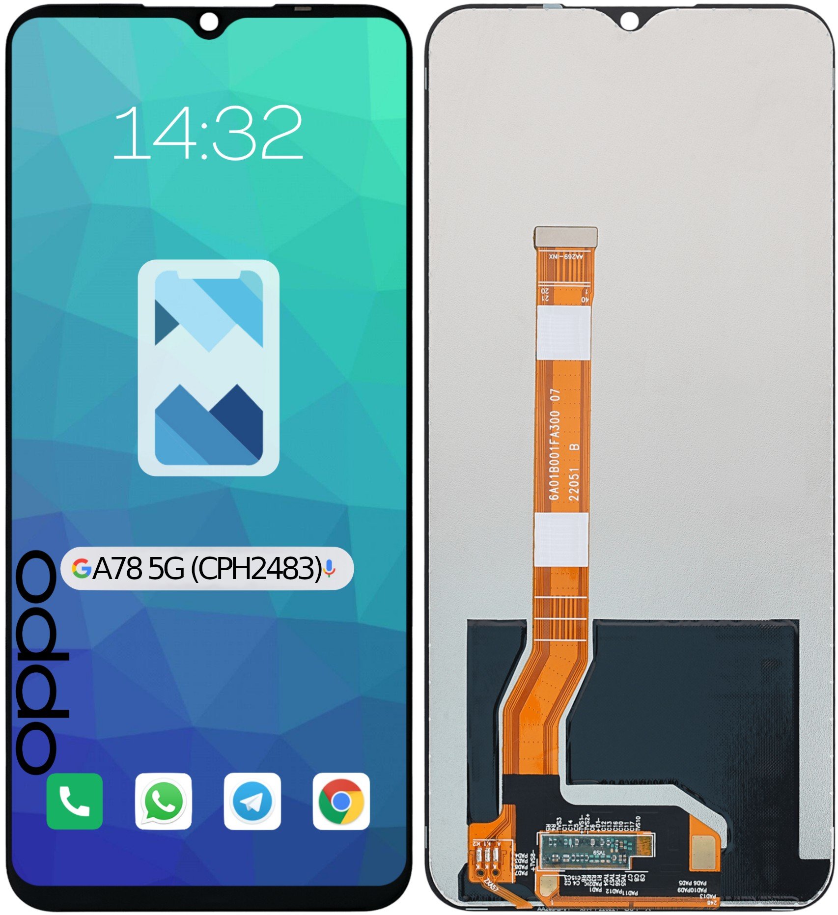Wyświetlacz LCD Ekran do Oppo A78 5G CPH2483