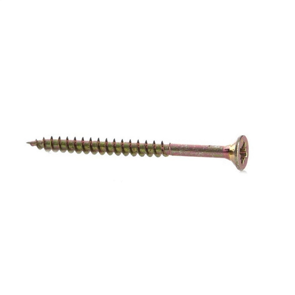 CHIPBOARD SCREW 3.5X45/30 YELLOW ZP(400)
