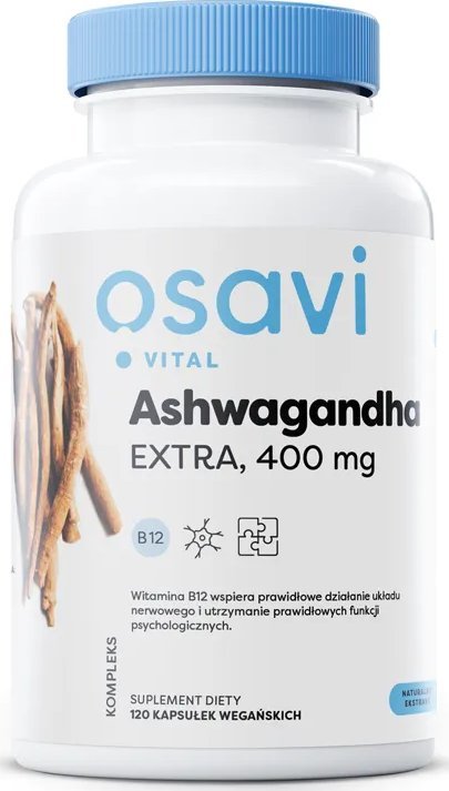 Osavi Osavi - Ashwagandha Extra, 400mg, 120 vkaps