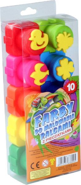 Titanum TITANUM Farby Do Malow. Palcami 10 Kol - 201173