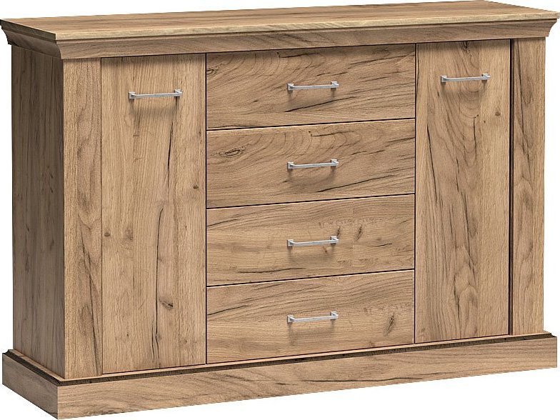 Elior Komoda w dekorze kraft złoty - Almira 5X