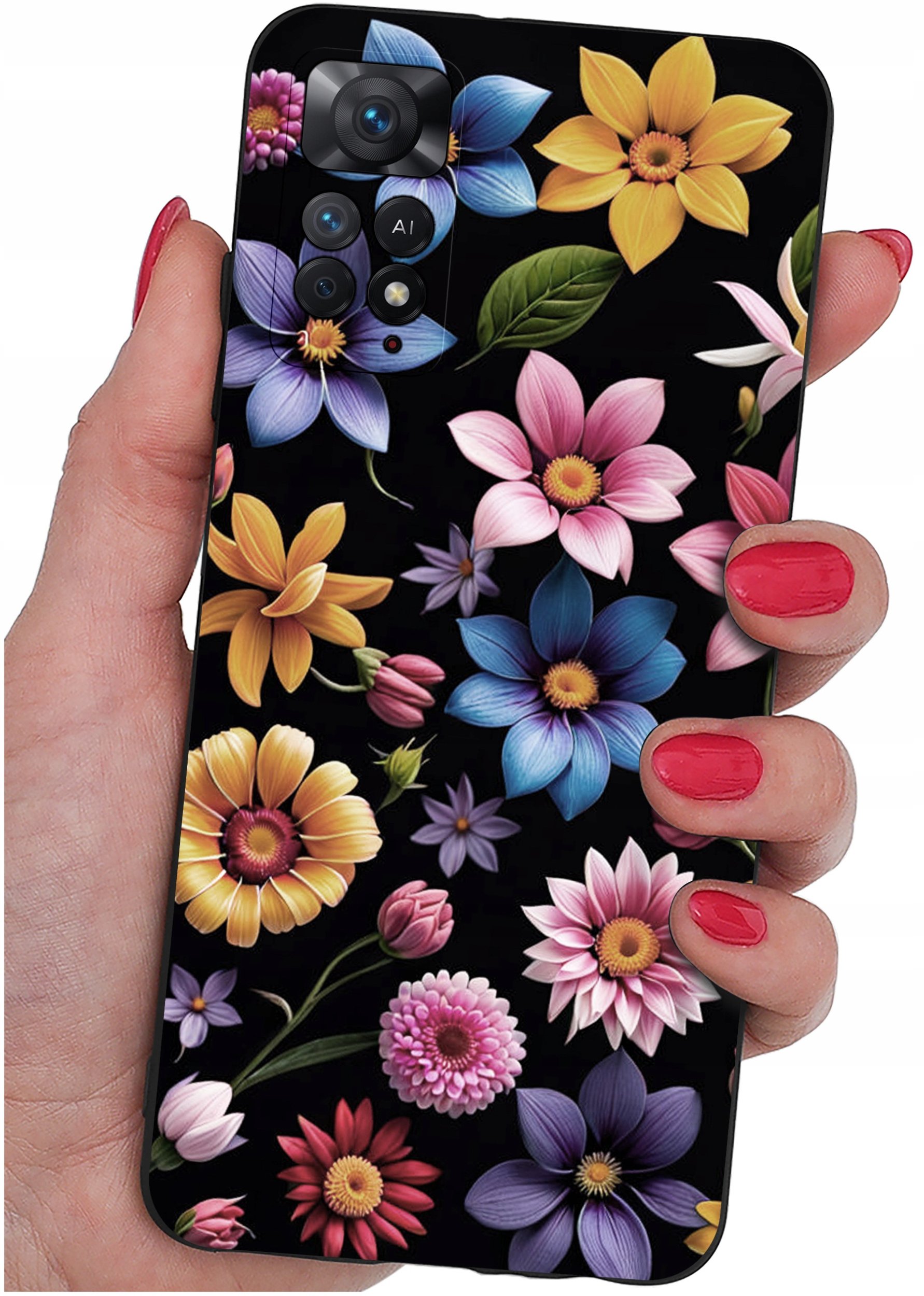 ETUI do Xiaomi Redmi Note 11 Pro | WZORY | SILIKONOWE MATT CASE + SZKŁO 9H