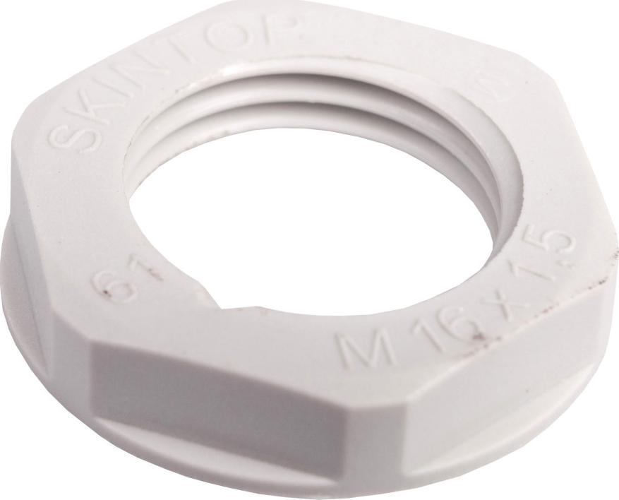 LAPP Nakrętka poliamidowa M16 SKINTOP GMP-GL-M 16x1,5 jasnoszara 53119013