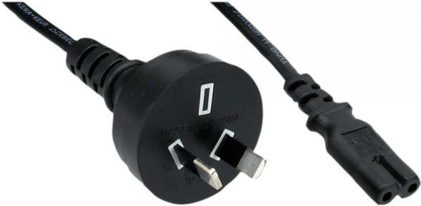 Kabel zasilający InLine Typ I - Euro 8 C7, żeński 1.8m (16654B)