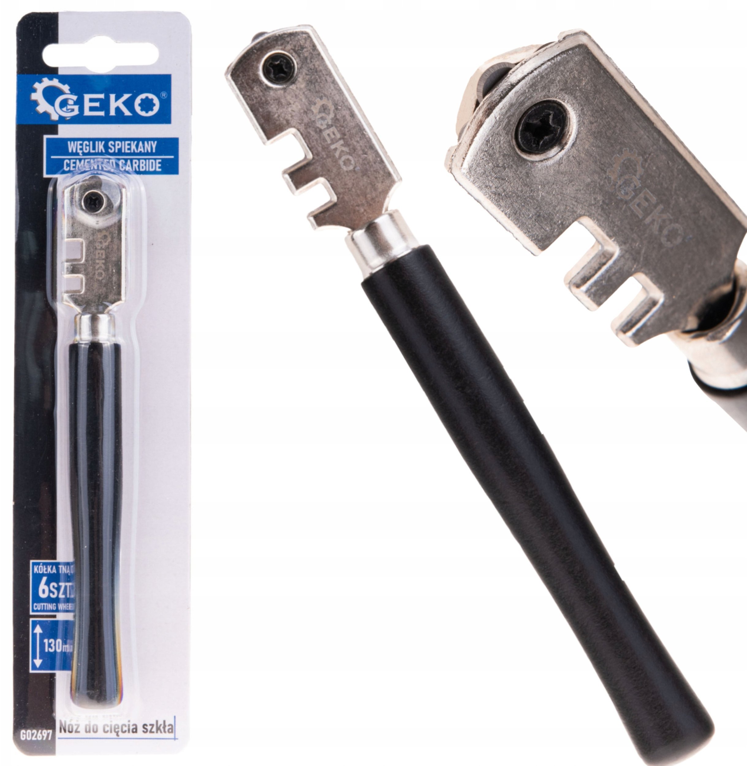 Nóż do cięcia szkła – 6 kółek tnących (6/240)