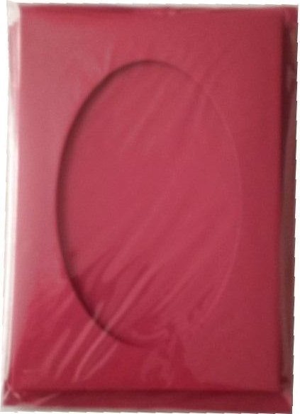 Karta passepartout + koperta bordowa 5szt