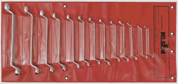 Kuźnia Sułkowice Zestaw kluczy oczkowych odgiętych 6-32mm 13szt. (1-111-91-103)