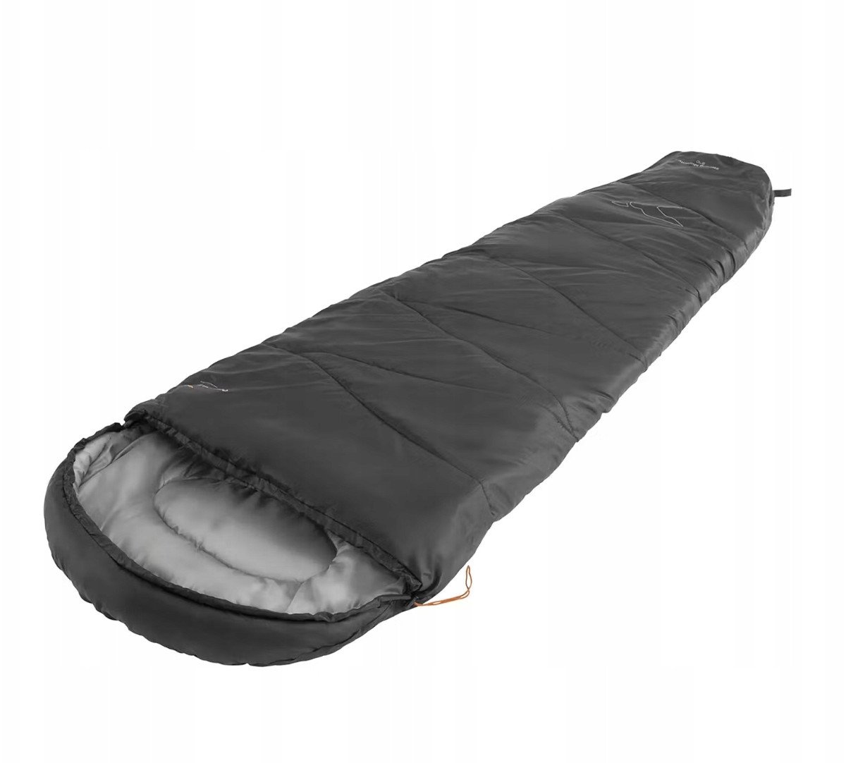 Easy Camp Starling Mummy Juodas 8°C | Sleeping Bag | 210 x 75 x 50 cm | -5 to 12 °C | Two-way open-end, autolock