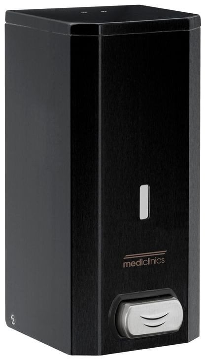 MEDICLINICS DJ0031B Muilo Dozatorius, Nerūdijantis Plienas, Juoda Epoksidinė, 1,5 L,