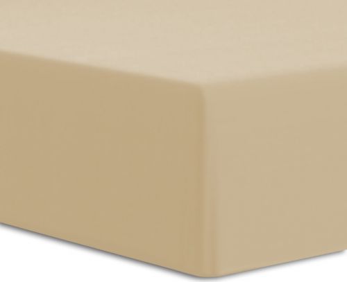 Darymex Prześcieradło jersey/elastan z gumką kolor beż 140x200