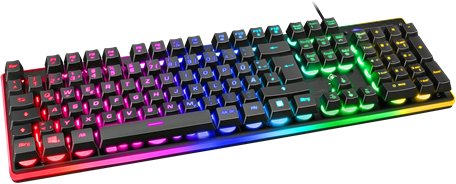 Deltaco DK220 Gaming Keyboard Membrane RGB Black