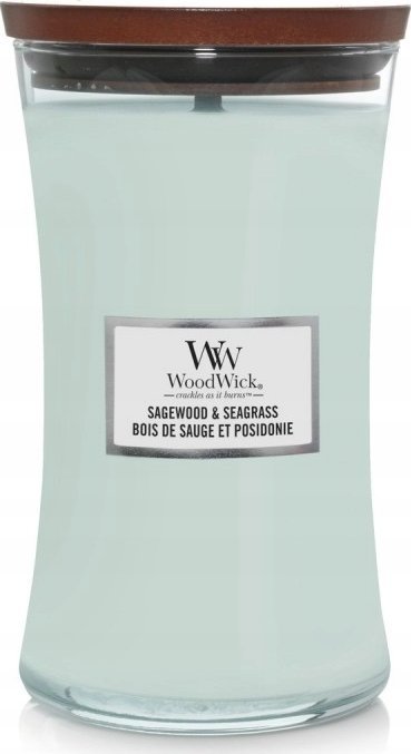 WoodWick WoodWick Sagewood & Seagrass Świeca Duża 610g