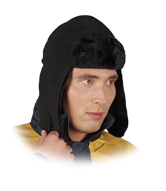 Reis Czapka uszanka CZOPAPA B rozmiar 59 polarowa czarna