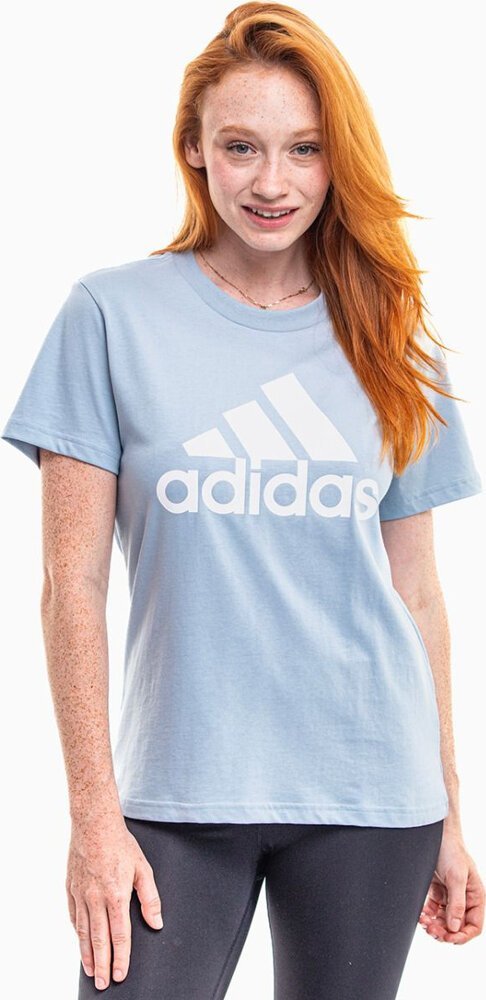 Adidas Koszulka damska Loungewear Essentials Logo Tee jasnoniebieska IR5408 M