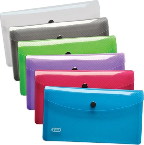 Anna Zaradna Teczka kopertowa transparentna, bezbarwna